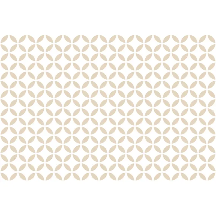 Alfombra vinílica motivos beige antideslizante - 1