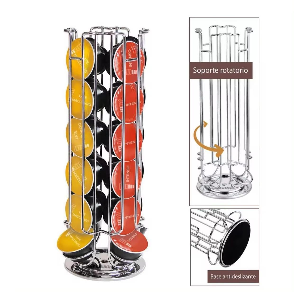 QUTTIN - Porta Cápsulas de Café Giratorio para Dolce Gusto con Capacidad para 24 Cápsulas Calidad Original | Amystyle