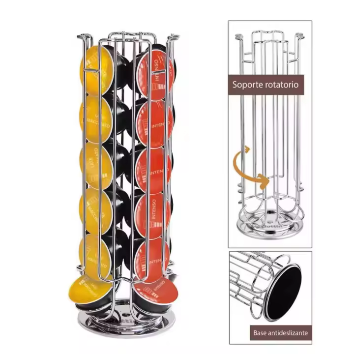 QUTTIN - Porta Cápsulas de Café Giratorio para Dolce Gusto con Capacidad para 24 Cápsulas Calidad Original | Amystyle - 1