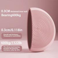 Almohadilla De Yoga Gruesa Para Gimnasio Doméstico Equipo De Fitness Absorción De Choque Con Masaje Superficie Plana Tamaño 34cm X 4mm - details 4