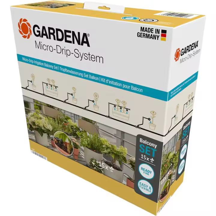 Gardena Kit De Riego 13401-20 Transparente - 1