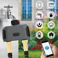 Controlador De Riego Automático Para Jardín Con WiFi Y Bluetooth Compatible Timer Timed Con Gateway Accesorios 3/4" - details 1