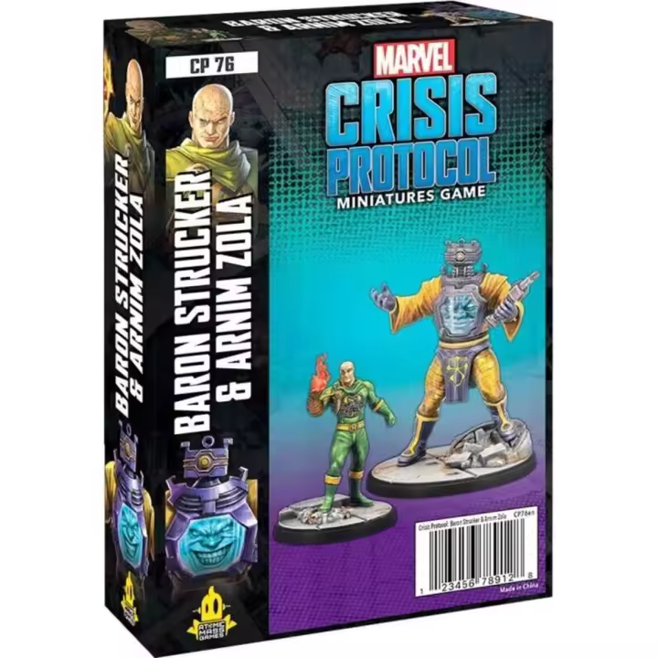 MARVEL CRISIS PROTOCOL: BARON STRUCKER & ARNIM ZOLA  MCP  (INGLÉS) - ASMODEE - 1
