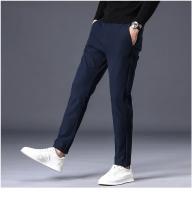 Pantalones Casuales Para Hombre Primavera Verano Delgados Y Elásticos Alta Calidad Pantalones Jogger Rectos Negros Grises Azules Marcas Coreanas - details 13