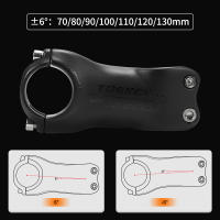 TOSEEK K04 Tornillo De Carbono Para Bicicleta De Montaña 6/17 Grados 31.8mm Handlebar Stems 70/80/90/100/110/120/130mm Negro Mate Piezas De Bicicleta - details 4