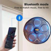 Entrenador de boxeo con música inteligente, máquina de boxeo con respuesta electrónica LED, bolsa de arena para colgar en la pared, Compatible con Bluetooth para niños y adultos - details 5