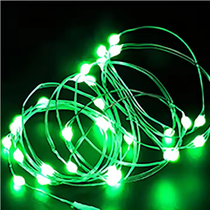 Luces De Cadena USB De Cobre Y Plata Para Decoración De Fiesta Navidad Boda Festival Y Wedding Guirnalda De Luces LED Impermeable Luz De Navidad Para Decoración DIY - 1