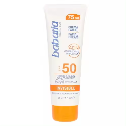 Babaria Solar Adn Invisible Crema Solar Facial Spf50 75 Ml - 1