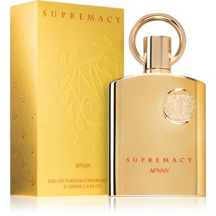 Afnan Supremacy Gold - Eau de Parfum en espray unisex, 3.4 onzas - 1