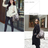 Mochila Impermeable Para Mujer Estilo De Moda Oxford Con Borla Y Pelota De Pelo Gran Capacidad Para Viajes Y Escuela - details 0