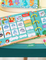 Juego De Educativos Montessori Para Niños Con Adhesivos Libro Ocupado Animal Números Juego De Puzzle De Alineación Regalo De Juguetes Educativos Para Niños - details 1