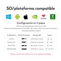 SHAKS S2b Blackstorm. Gamepad Inalámbrico Alimentado por Qualcomm. Diseño en colaboración con Blacknut. Ultra baja latencia para una amplia gama de dispositivos (Android, Windows, iOS) y principales servicios de streaming (Stadia, X-Cloud, G-Force) - details 7