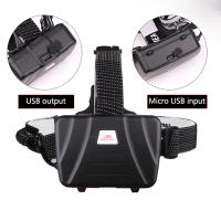 Linterna Frontal LED Recargable XHP70.2 Con 90000LM Torcha Frontal USB 3*18650 Batería Powerbank Impermeable Para Camping Caza Pesca - details 5