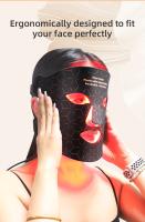 Máscara De Luz Roja LED Para Terapia De Piel Con 480 Lámparas De 4 Colores Ajustables Silicone Material Para Belleza Del Cuello Y Cuidado De La Piel - details 11