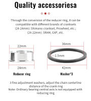 Nanlio Bottom Bracket De Aleación De Aluminio Con Rosca Y Embrague BSA Para Bicicleta De Carretera Y MTB 68/73 Mm Impermeable Piezas De Eje De Rodamientos BB91 - details 11