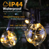 Luces Solares G40 Para Exterior Con 32 Bombillas Inalámbricas De 4.5v Shatterproof Decorativas Para Fiesta En Jardín - details 3