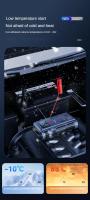 Arrancador de batería de coche 4 en 1 con compresor de aire, cargador de refuerzo portátil de 20000mAh, potente dispositivo de arranque de batería de coche de 1000a - details 6