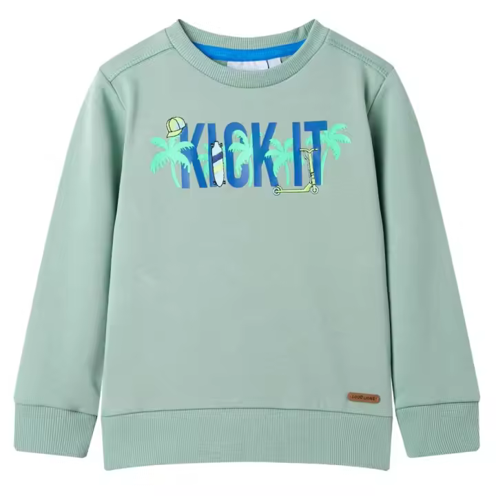 Sudadera para niños caqui claro 116 - 1