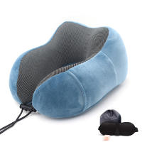 Almohada De Memoria Para El Cuello En Forma De U Soporte De Descanso Para Viaje Oficina Siesta Cervical Almohada De Viaje Suave - details 13