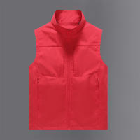 Chaleco Impermeable Para Hombre Talla Grande Sin Mangas Para Golf Tenis De Campo Caza Pesca Estilo Casual Con Cierre De Cremallera - details 11