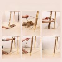 Cuerda De Sisal Natural Para Gatos 20/50M 4/6/8MM Herramienta Para Artesanía DIY Protector De Muebles Antirrascas Poste De Rasguño Arbolito De Gatos - details 0