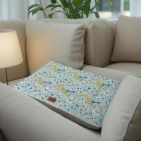 Colchoneta para dormir a prueba de orina para perros, cojín para dormir, caseta para perros, alfombrilla para el suelo de la jaula para mascotas, 80 x 60 x 2 cm - details 4