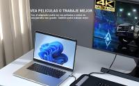 Hub USB C - 7 en 1 -Marca NFMAXONE- Adaptador Hub Multipuerto USB-C HDMI, Compatible para iPhone 15 Pro MAX MacBook Pro/Air, Lector de Tarjetas SD/TF/USB 3.0/60W - details 1