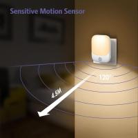 Lámpara De Noche LED Con Sensor De Movimiento Para Habitación Infantil EU Plug Automático De Atardecer a Amanecer Sensor Dimmable Sin Cable Para Armario - details 10