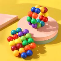 Juguete Educativo Para Niños Juego De Puzzle 3D Colorido DIY Fomenta La Creatividad Y El Desarrollo Cerebral Juguetes Educativos Para Niños - details 0