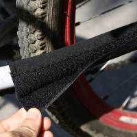 Protector De Cadena Para Bicicleta De Neopreno Accesorios De Ciclismo Protección De Marco Y Cadena Negros De Poliéster - details 3