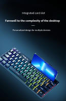 Teclado Mecánico AULA F3061 61 Teclas Con Retroiluminación RGB Mini Para Escritorio Y Laptop Teclado De Juego Con Sensación Táctil - details 3