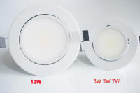HKOSM Lámpara De Bajo Techo LED Dimmable 5W 7W 12W Cuerpo Blanco Cobertura COB 110V-220V Fijación Revestida Luz Interior - details 6