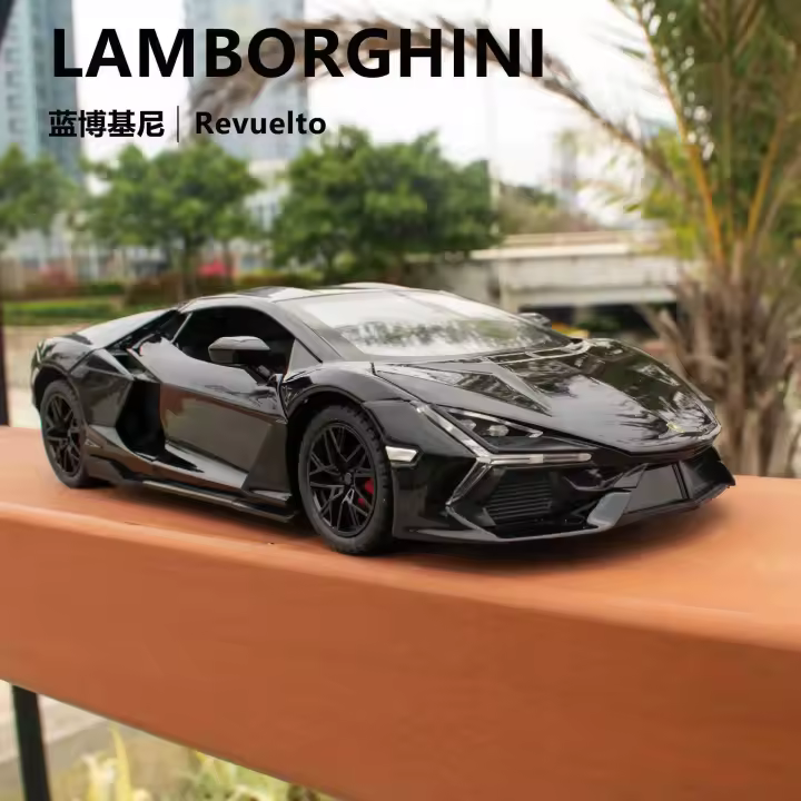 Lamborghini Nuevo Torbellino Audiovisual Coche Modelo Revival Juguete Para Niños Decoración Colección Regalos Cumpleaños - 1