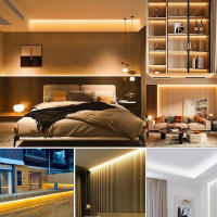 Tiras LED COB De 220V Alta Brillo IP65 Impermeable Adhesivo Rígida Para Iluminación De Habitaciones Jardín Exterior - details 7