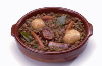 Cazuelita de Lentejas a la Riojana 415g - Preparado en Conserva - Listo para Comer - Marca Abricome - details 0