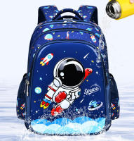 Mochila Infantil Astronauta 3D Cartoon Hombro Niño Escuela Impermeable Bolsa Escolar Estilo Moda Cinturón De Alivio De Presión - details 3