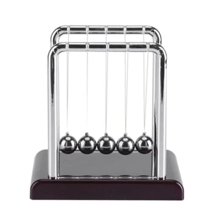 Newton Cradle Equilibrio De Bolas De Acero Juguetes De Escritorio Para La Ciencia Y La Física Decoración Para El Hogar Y La Oficina Suministros Escolares - 1