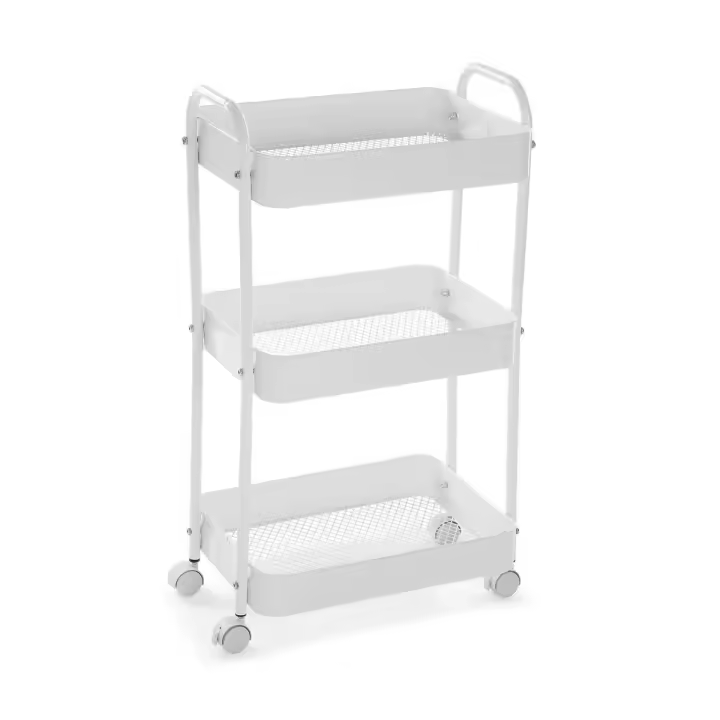 Carro de Cocina Versa Blanco 30 x 76 x 46 cm Hierro - 1