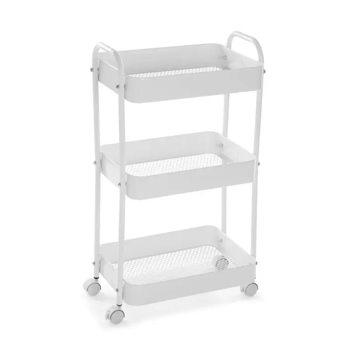 Carro de Cocina Versa Blanco 30 x 76 x 46 cm Hierro - 1
