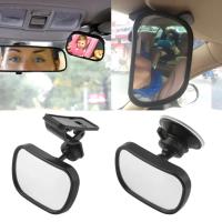 Espejo Retrovisor Ajustable Para Bebé En Coche 2 En 1 Seguridad Infantil Espejo Convexo De Vista Para Asiento Trasero De Niños Mini - details 0