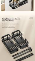 Caddy De Ducha Sin Perforar Organizador De Almacenamiento Para Puerta De Baño Estante De Toalla Para Espacio De Bañarse Conveniente Moderno Y Sencillo - details 11