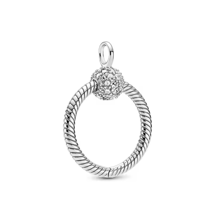 Pandora Pandora Colgante O Pandora Moments en plata de ley en Pavé 399097C01 , para Mujer - 1