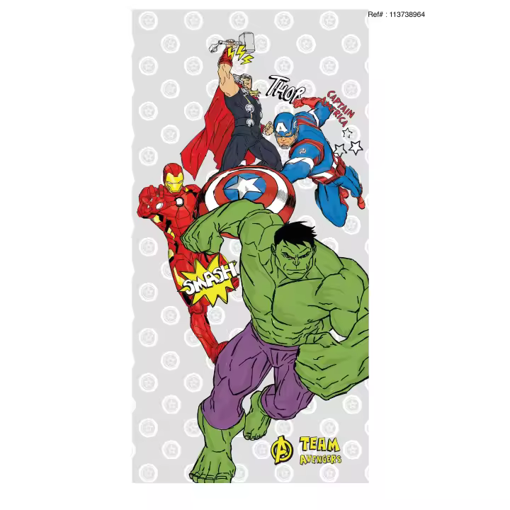 TOALLA PLAYA ALGODON 70X140CM/320G AVENGERS - 1