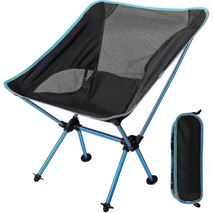 Ultraleichter Campingstuhl Anglerstuhl Klappstuhl Kompakter Tragbar Stuhl Mit Tr - 1