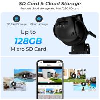 Cámara De Seguridad IP Inalámbrica Exterior 4K 8MP HD Con Lente Doble Wifi PTZ Cámara De Vigilancia Automática iCsee Para Calle - details 11