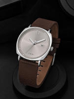 Reloj De Pulsera TOMI Para Hombres Minimalista Y De Moda Deportiva Con Calendario Y Material De Cuero Casual De Cuarzo - details 0