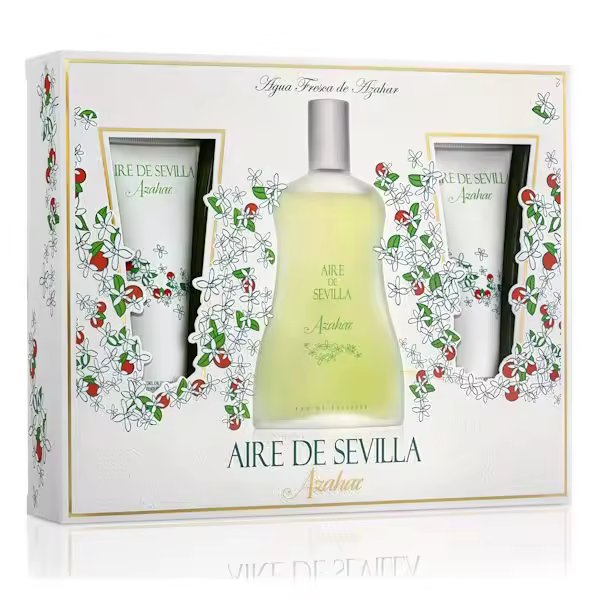 AIRE DE SEVILLA Estuche Agua Fresca de Azahar  1 uds EDT 120 ml + Crema Corporal 75 ml + Gel de ducha - 1