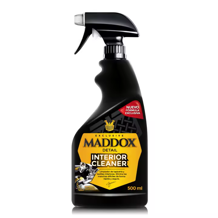 Maddox Detail - Interior Cleaner - Limpiador Tapiceria Coche Textil, Alfombrillas y Techos, Multicolor, Alcántara, 500 ml. Productos Limpieza Coche. Limpia Tapicerias Coche - 1