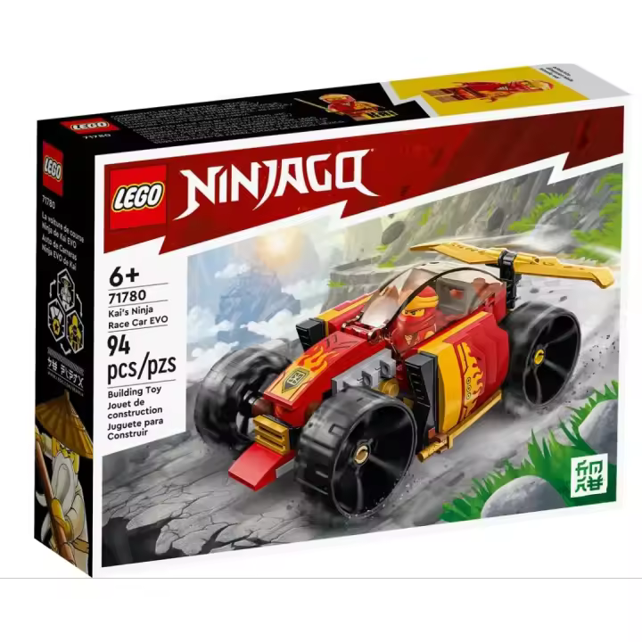 LEGO NINJAGO COCHE DE CARRERAS NINJA DE EVO DE KAI SET 71780 - 1