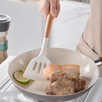 Juego De Utensilios De Cocina De Silicona 12 Piezas Antideslizantes Con Manos De Madera Incluye Shovel Accesorios Especiales Para La Cocina - details 4